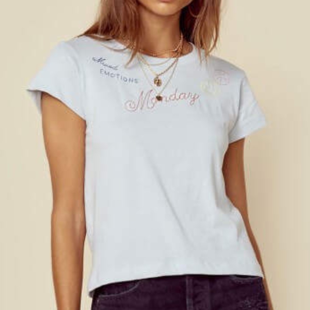 Wildfox Light Blue "Mixed Emotions Monday"